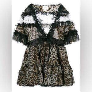 Redemption Flared Leopard Print Dress